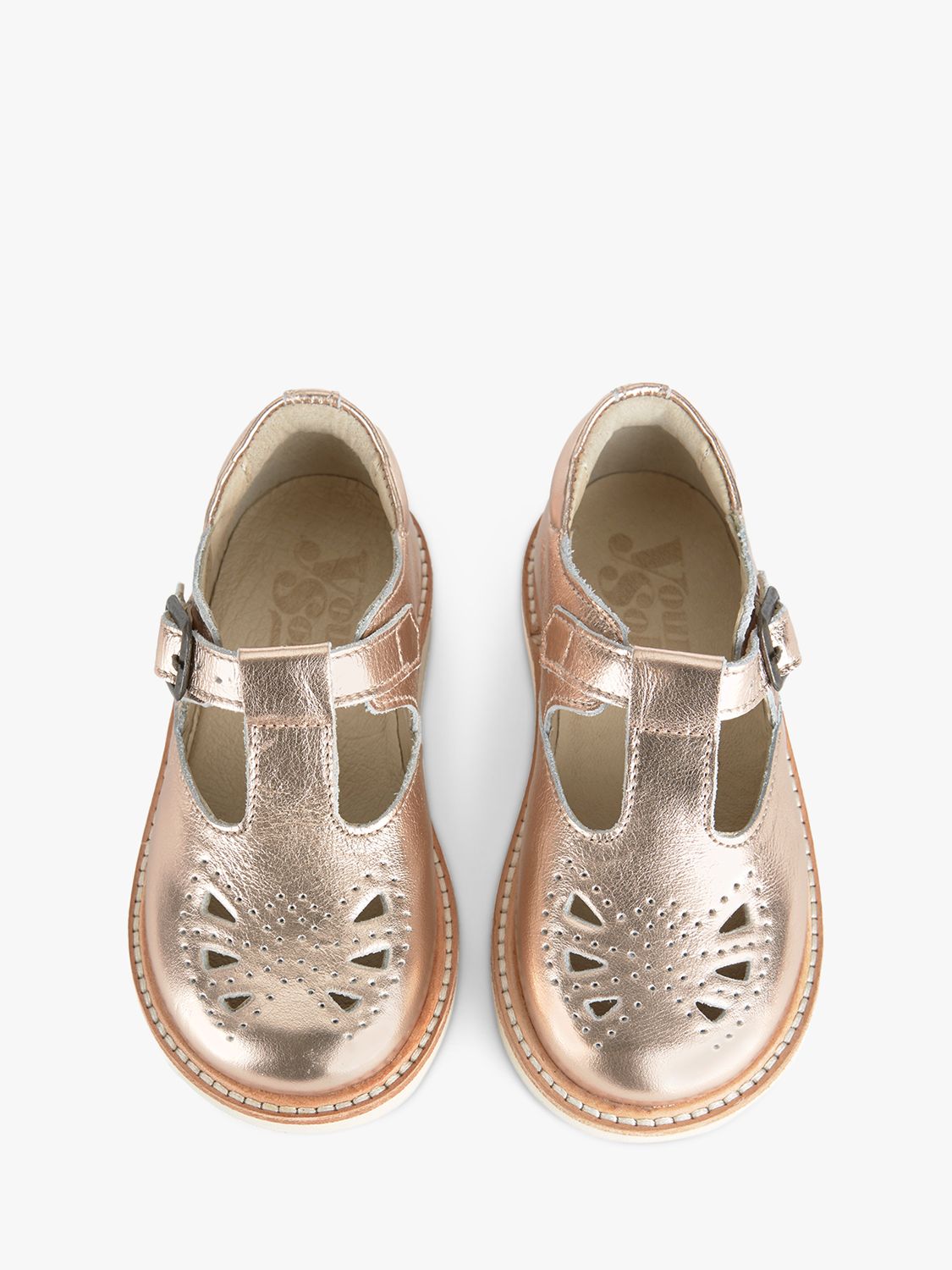 Buy Young Soles Kids' Rosie T-Bar Leather Shoes Online at johnlewis.com