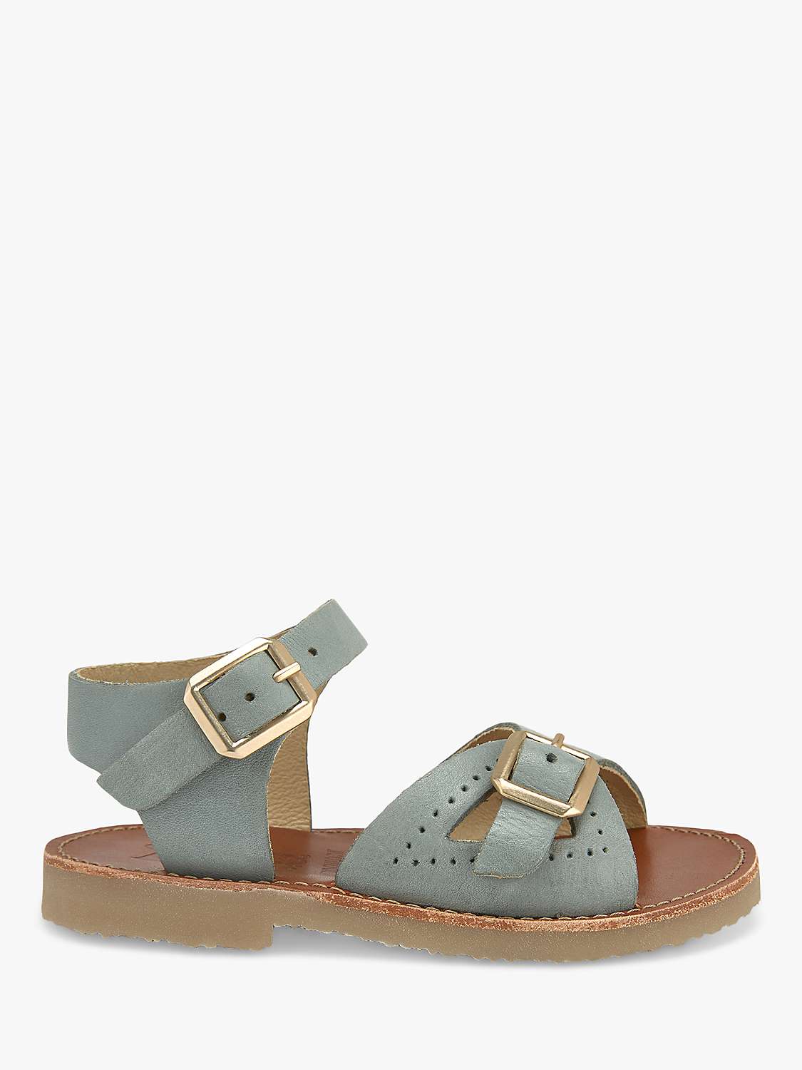 Buy Young Soles Kids' Pearl Two Part Leather Sandals Online at johnlewis.com