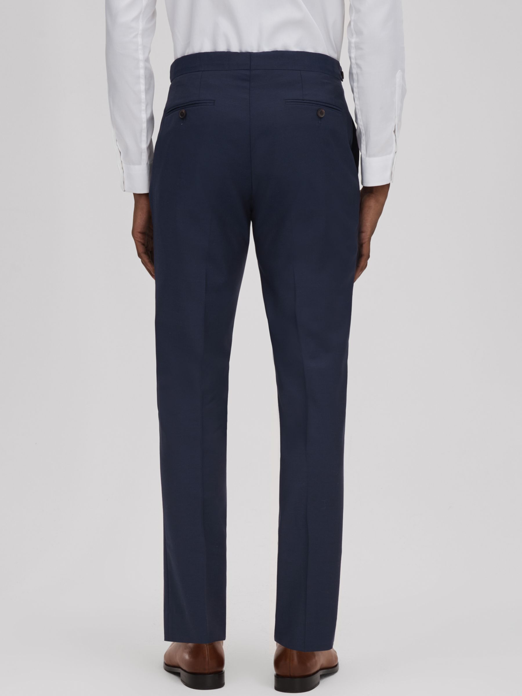 Buy Reiss Destiny Wool Suit Trousers, Navy Online at johnlewis.com
