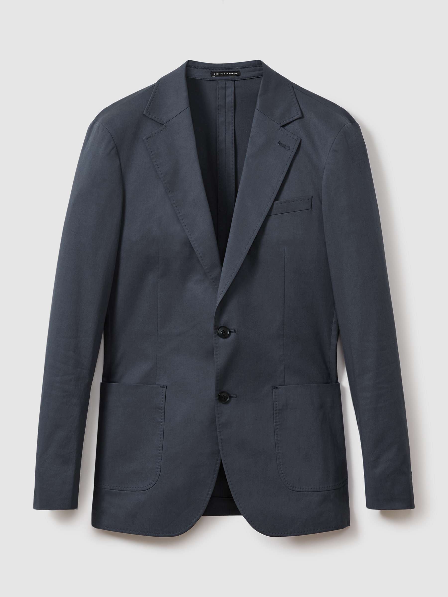 Buy Reiss Crawford Regular Fit Suit Jacket, Airforce Blue Online at johnlewis.com