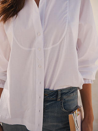 NRBY Anya Cotton Shirt, White