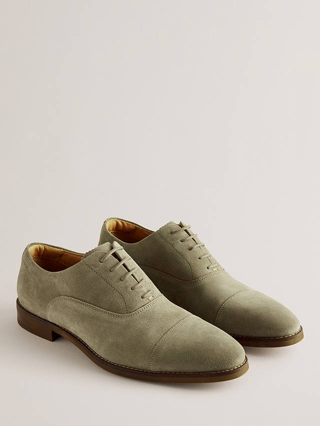 Ted Baker Oxfoord Suede Oxford Shoes, Khaki