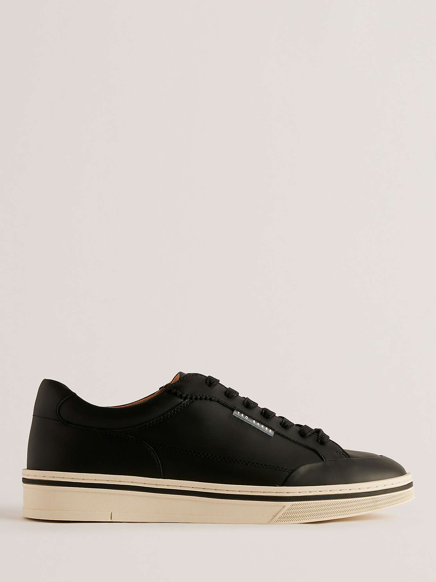 Buy Ted Baker Lace To Toe Shoes, Black Online at johnlewis.com
