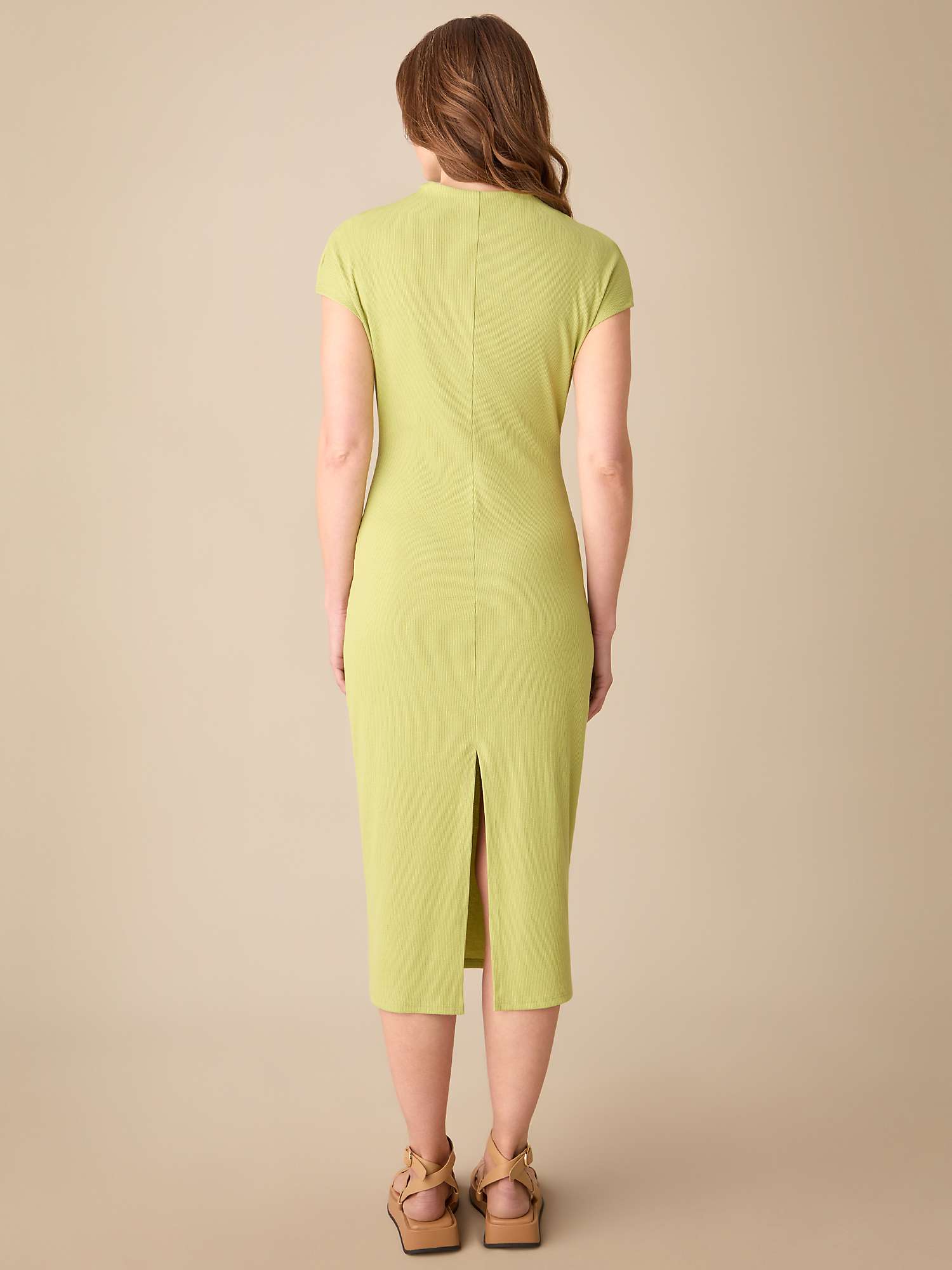 Buy Ro&Zo Narrow Rib Knit Midi Dress Online at johnlewis.com