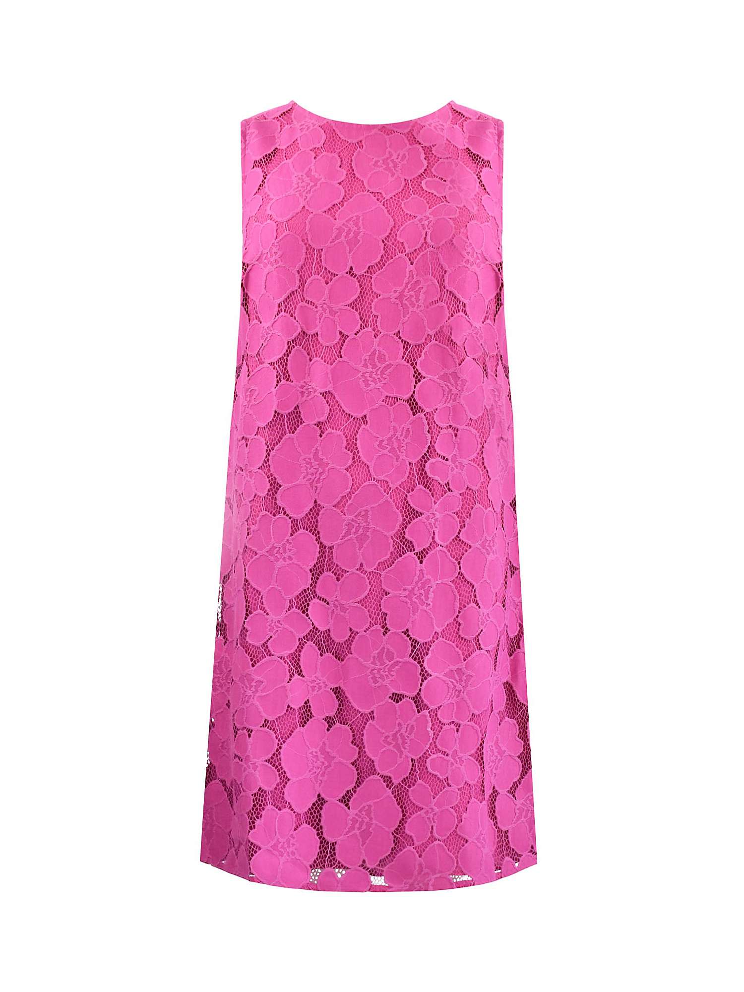 Buy Ro&Zo Petite Floral Lace Mini Dress, Pink Online at johnlewis.com