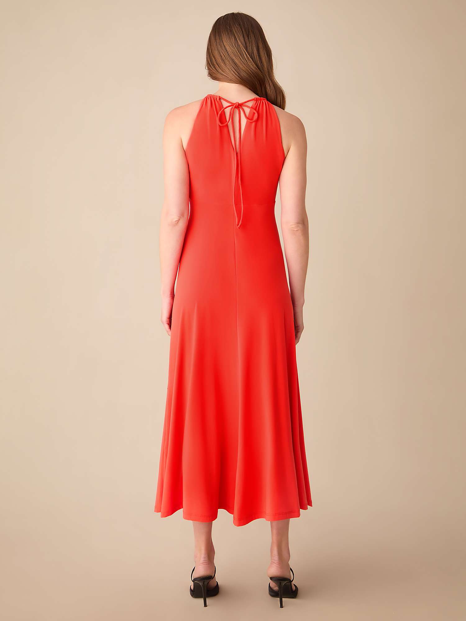 Buy Ro&Zo Petite Halterneck Jersey Midi Dress Online at johnlewis.com