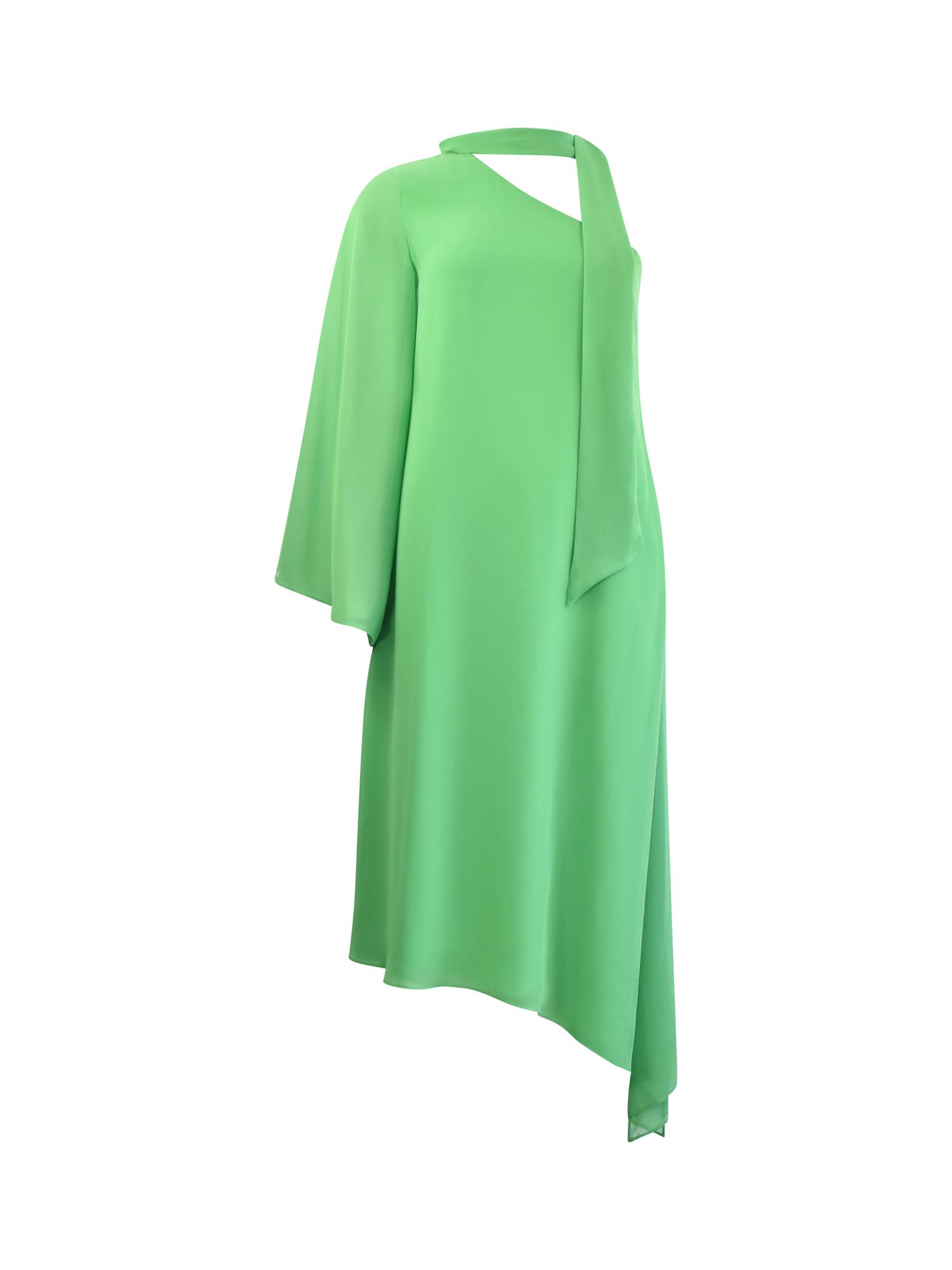Ro&Zo Oona Chiffon One Shoulder Maxi Dress, Green, 6