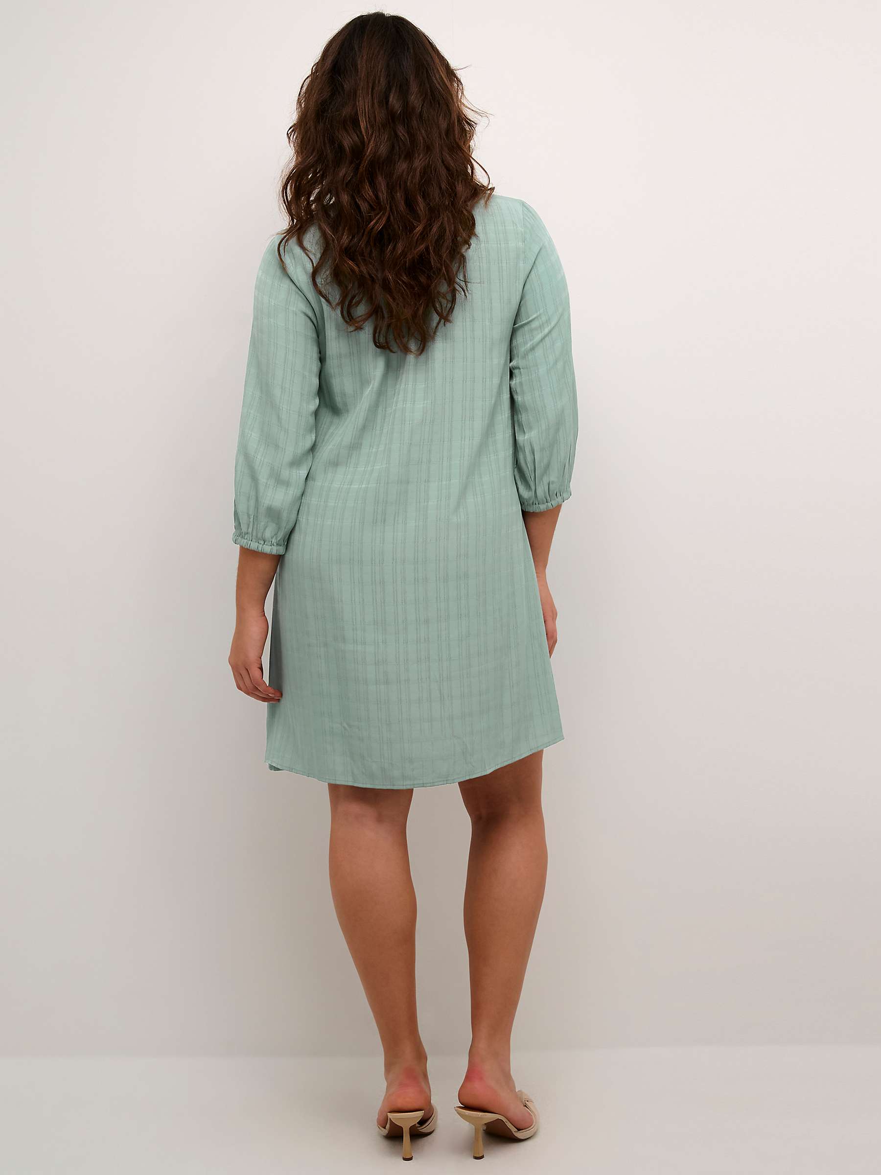 Buy KAFFE Alice 3/4 Sleeve A-Line Fit Mini Dress Online at johnlewis.com