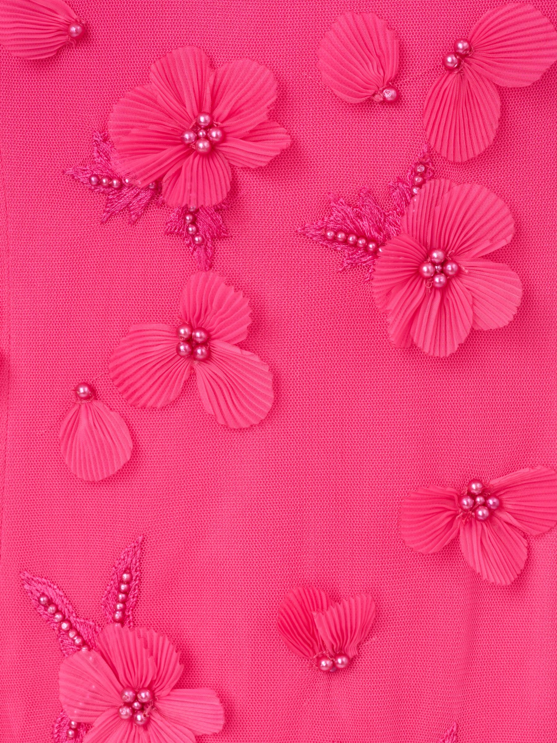 Buy Aidan Mattox by Adrianna Papell Embellishment Cocktail Dress, Electric Pink Online at johnlewis.com