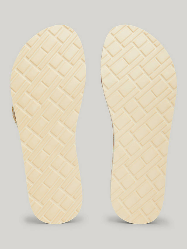 Tommy Hilfiger Logo Toe Post Beach Sandals, Calico