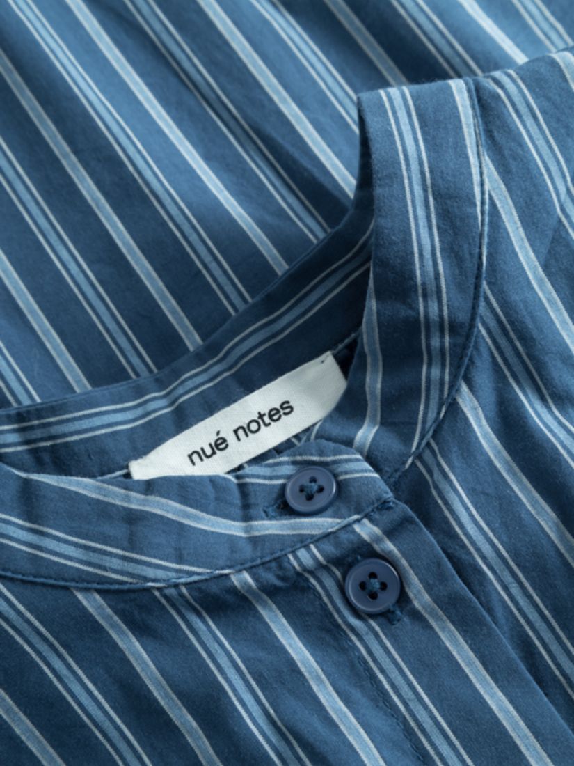 Buy nué notes Florian Boxy Fit Shirt, True Navy Online at johnlewis.com