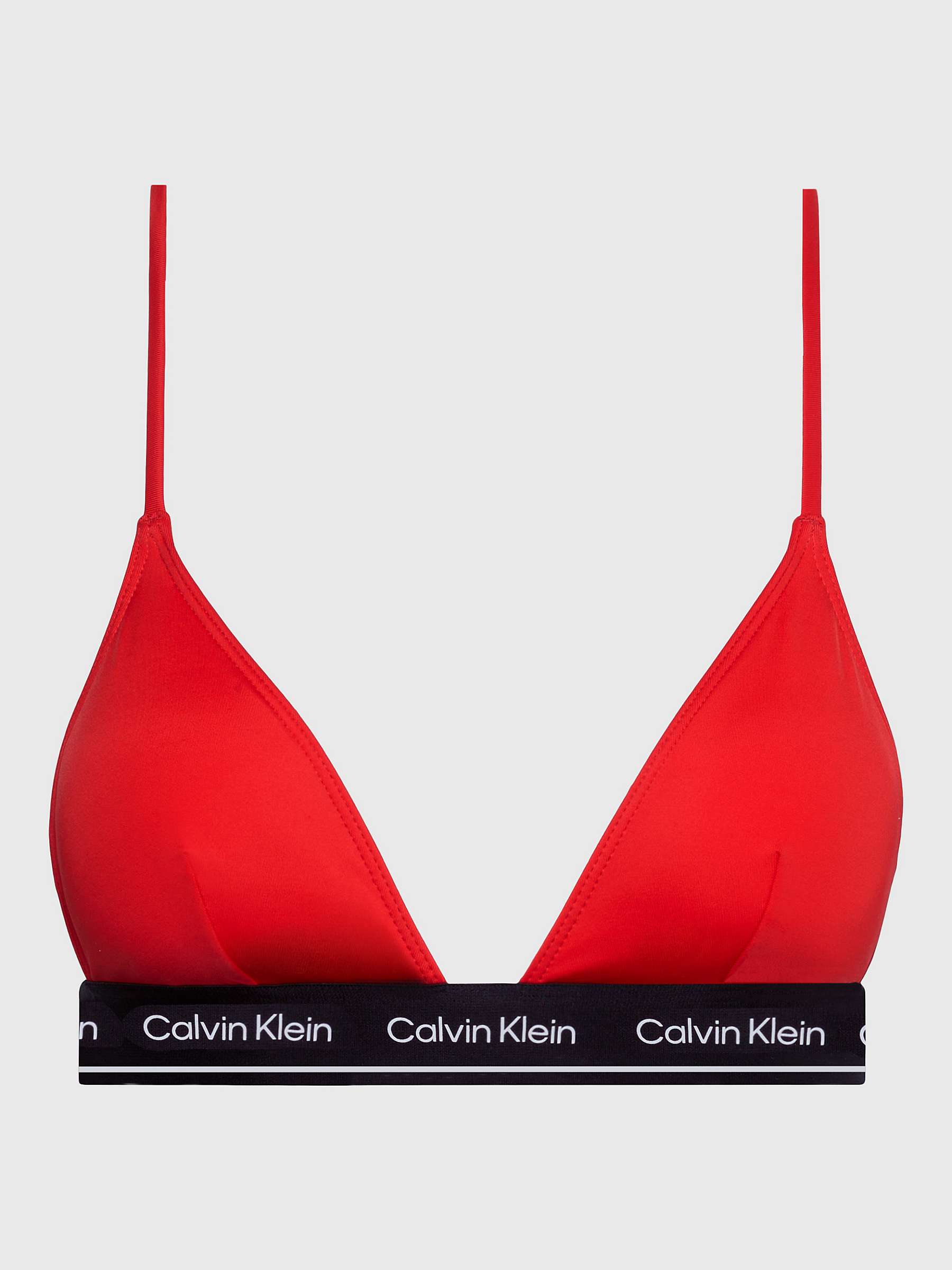 Buy Calvin Klein Logo Triangle Swim Top Online at johnlewis.com