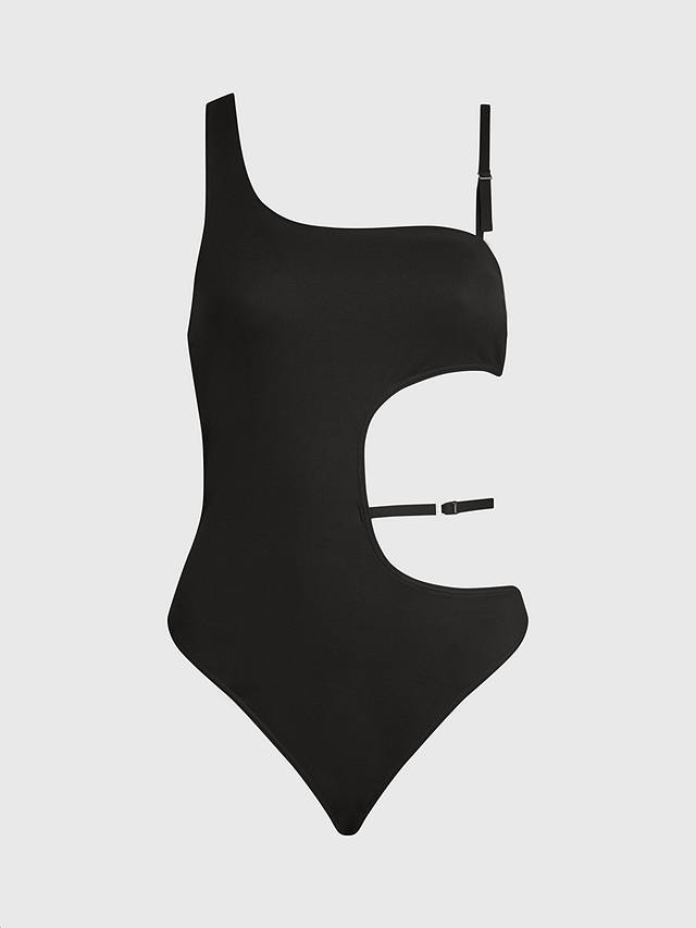 Calvin Klein Cut Out Swimsuit, Black