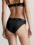 Calvin Klein Logo Bikini Bottoms, Black