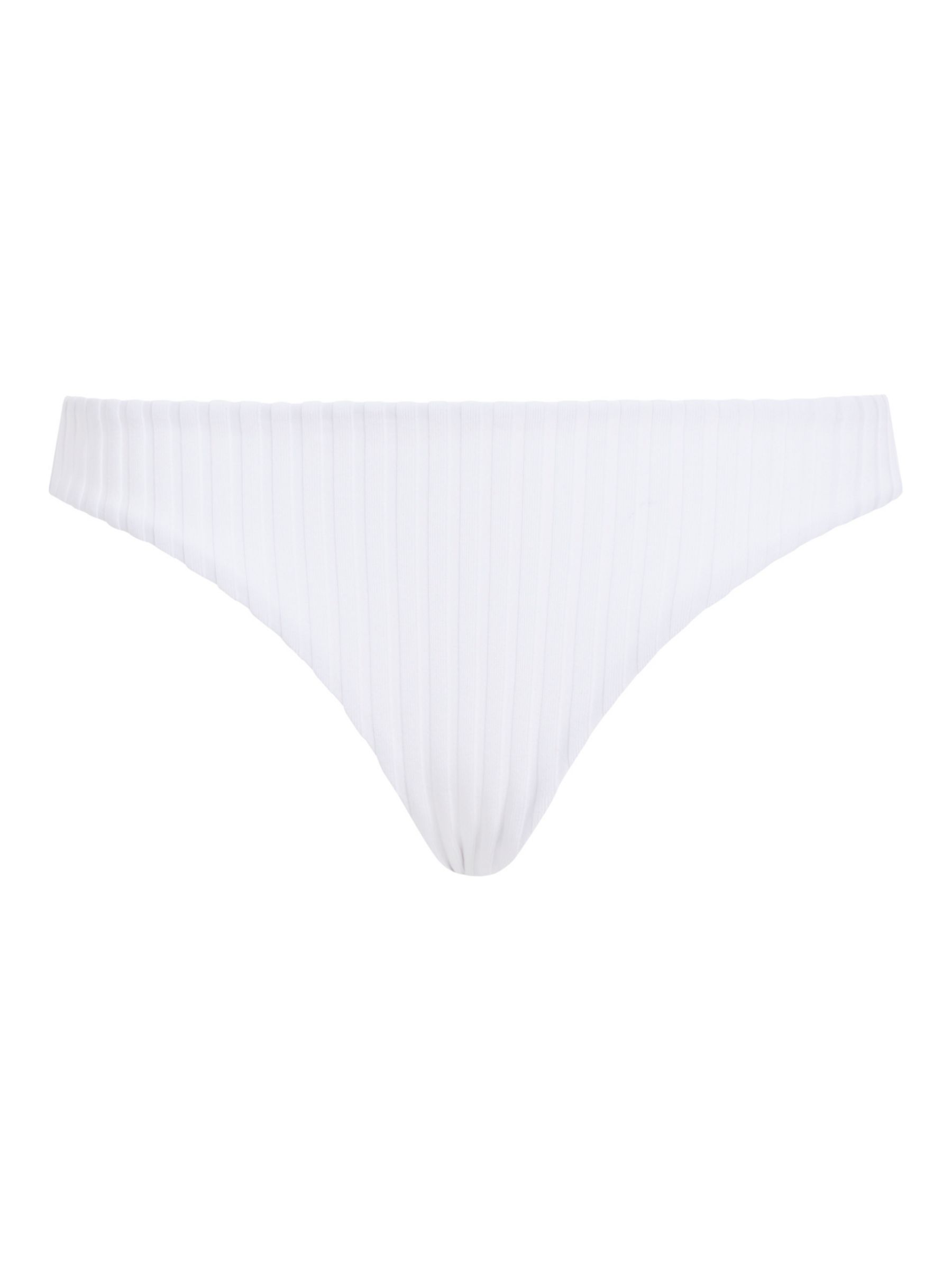 Calvin Klein Ribbed Bikini Bottoms, PVH Classic White, L