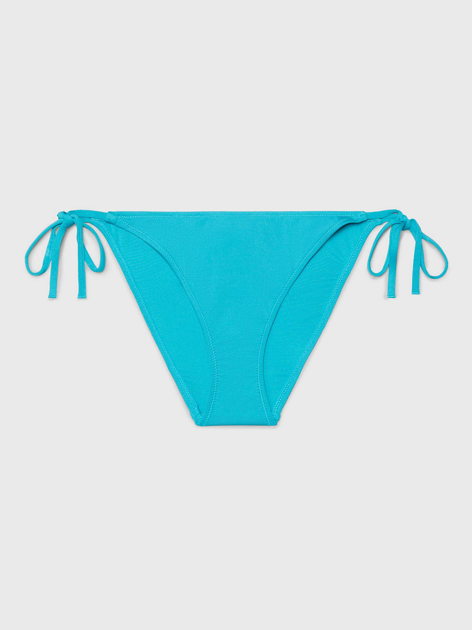 Buy Calvin Klein Tie Side String Bikini Bottoms, Blue Ocean Online at johnlewis.com