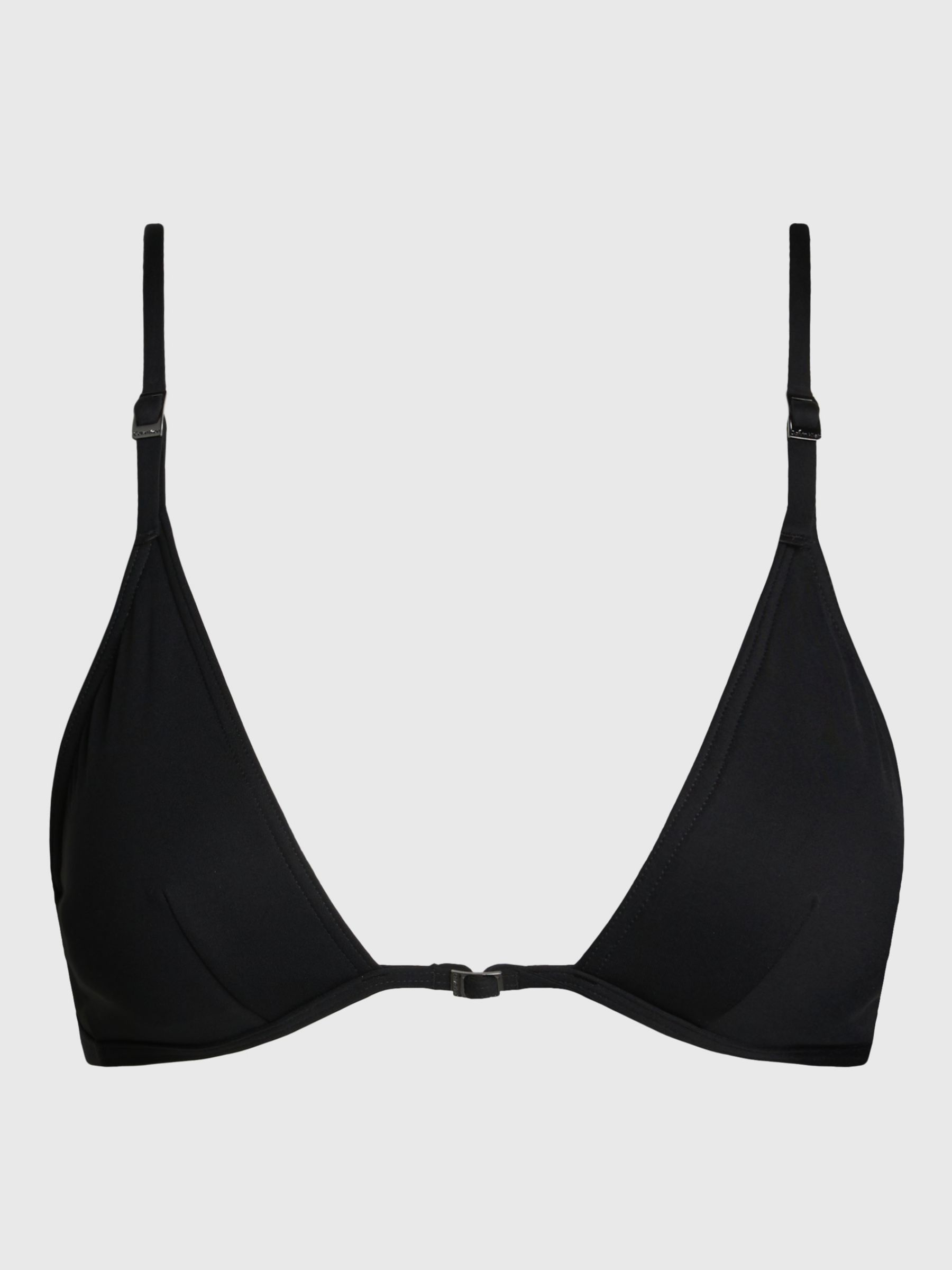 Calvin Klein String Triangle Bikini Top, Black, L