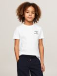Tommy Hilfiger Kids' Chest Logo T-Shirt, White