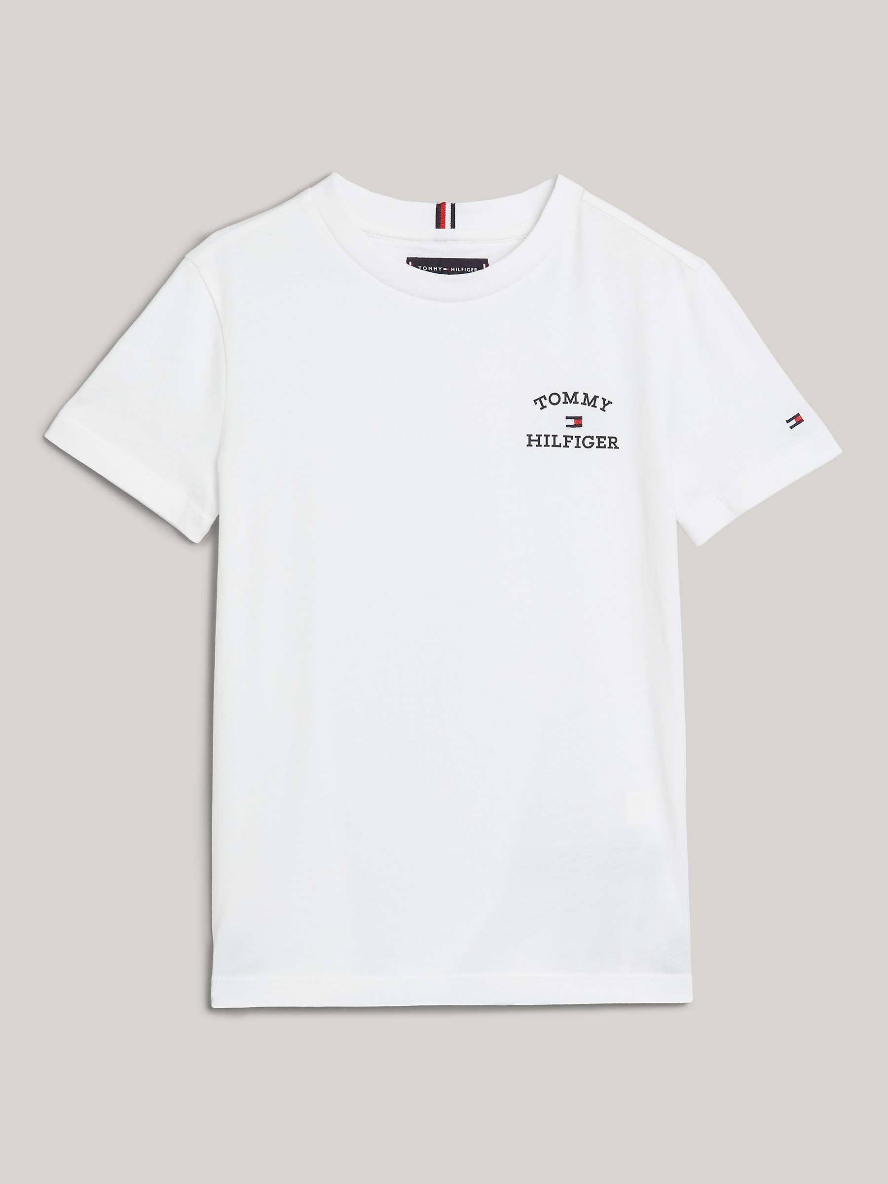 Buy Tommy Hilfiger Kids' Chest Logo T-Shirt Online at johnlewis.com