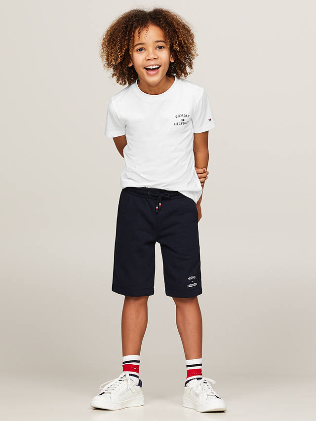 Tommy Hilfiger Kids' Chest Logo T-Shirt, White