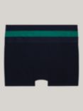 Tommy Hilfiger Kids' Logo Band Trunks, Green/Multi, Green/Multi