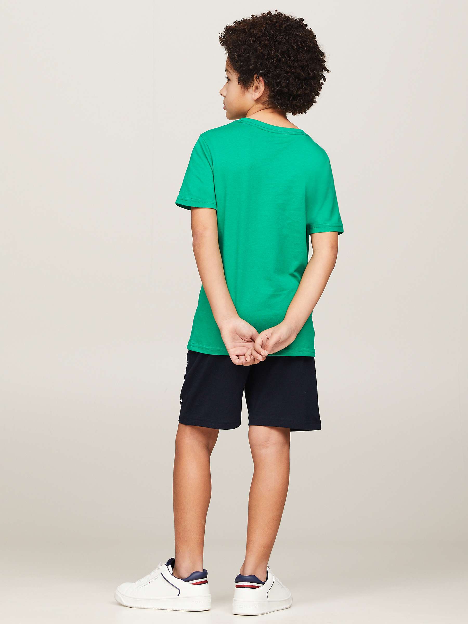 Buy Tommy Hilfiger Kids' Logo Pyjama Tops, Pack Of 2 Online at johnlewis.com