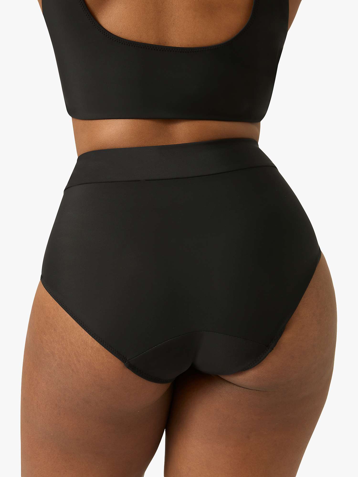 Buy Modibodi High Waist Light Moderate Period Bikini Briefs, Black Online at johnlewis.com