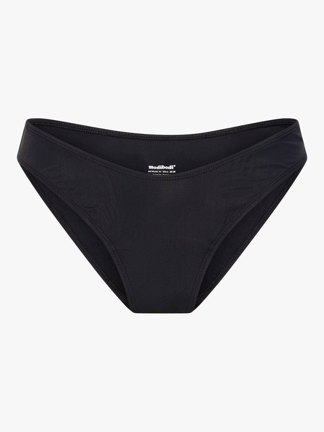 Buy Modibodi Swimwear Recycled Bikini Brief Light-Moderate - Black