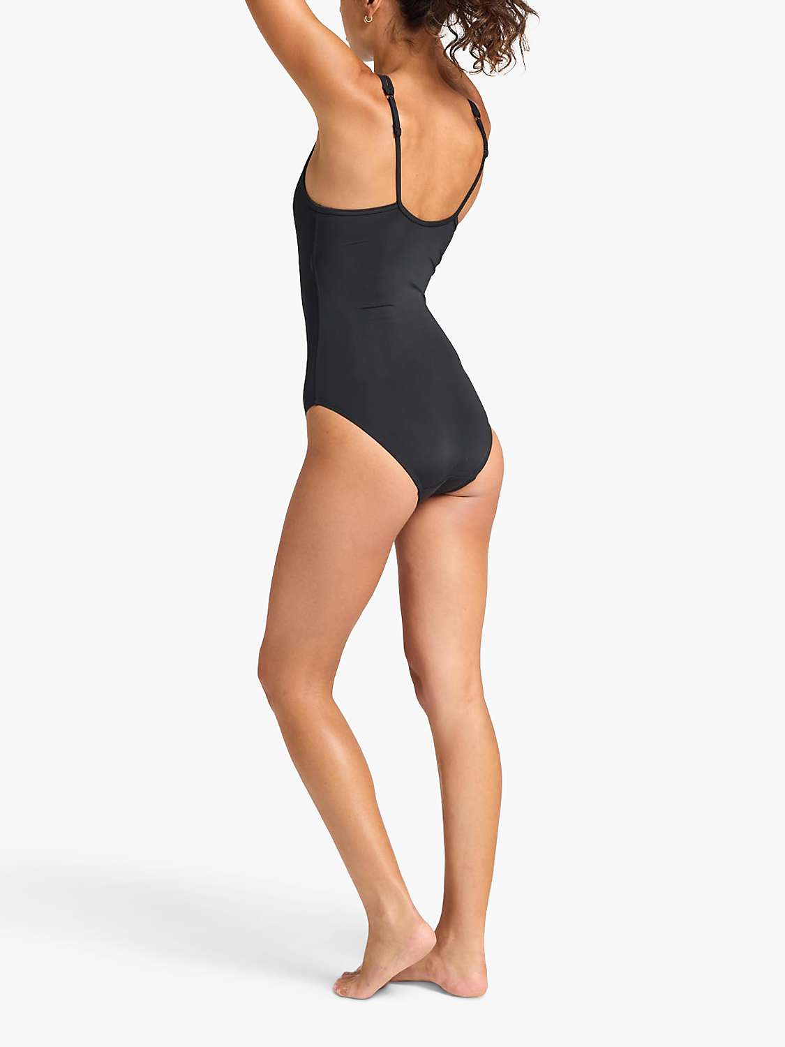 Buy Modibodi Light Moderate Period Swimsuit, Black Online at johnlewis.com