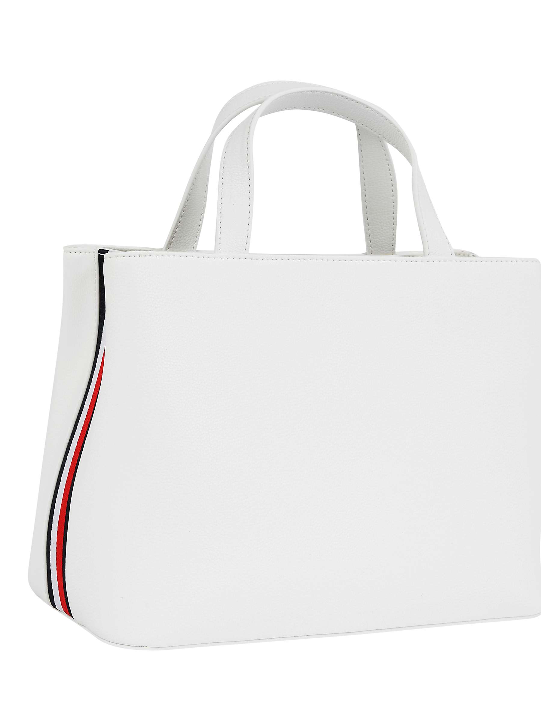 Buy Tommy Hilfiger Essential Satchel Bag, Ecru Online at johnlewis.com