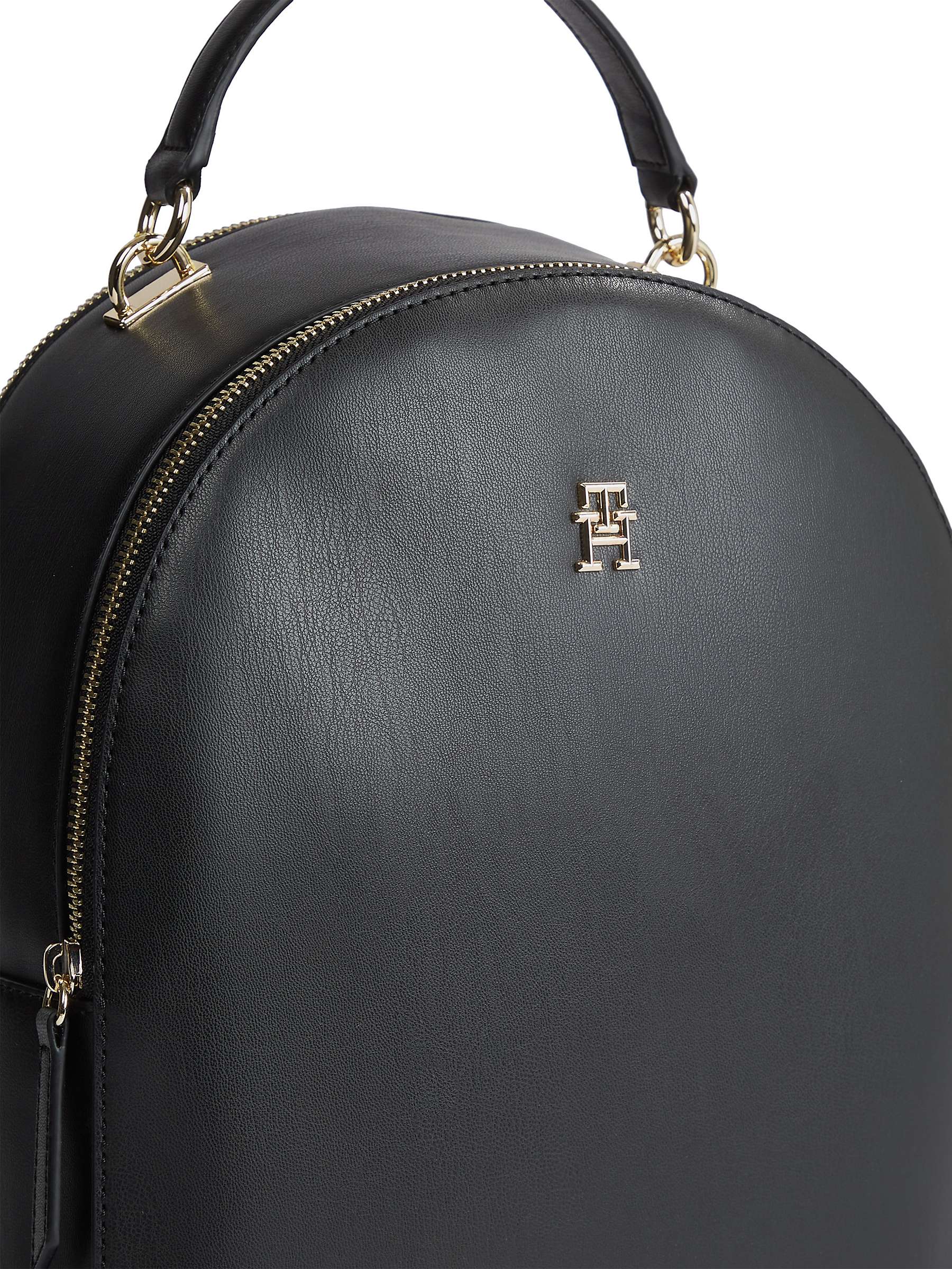 Buy Tommy Hilfiger Refined Backpack, Black Online at johnlewis.com