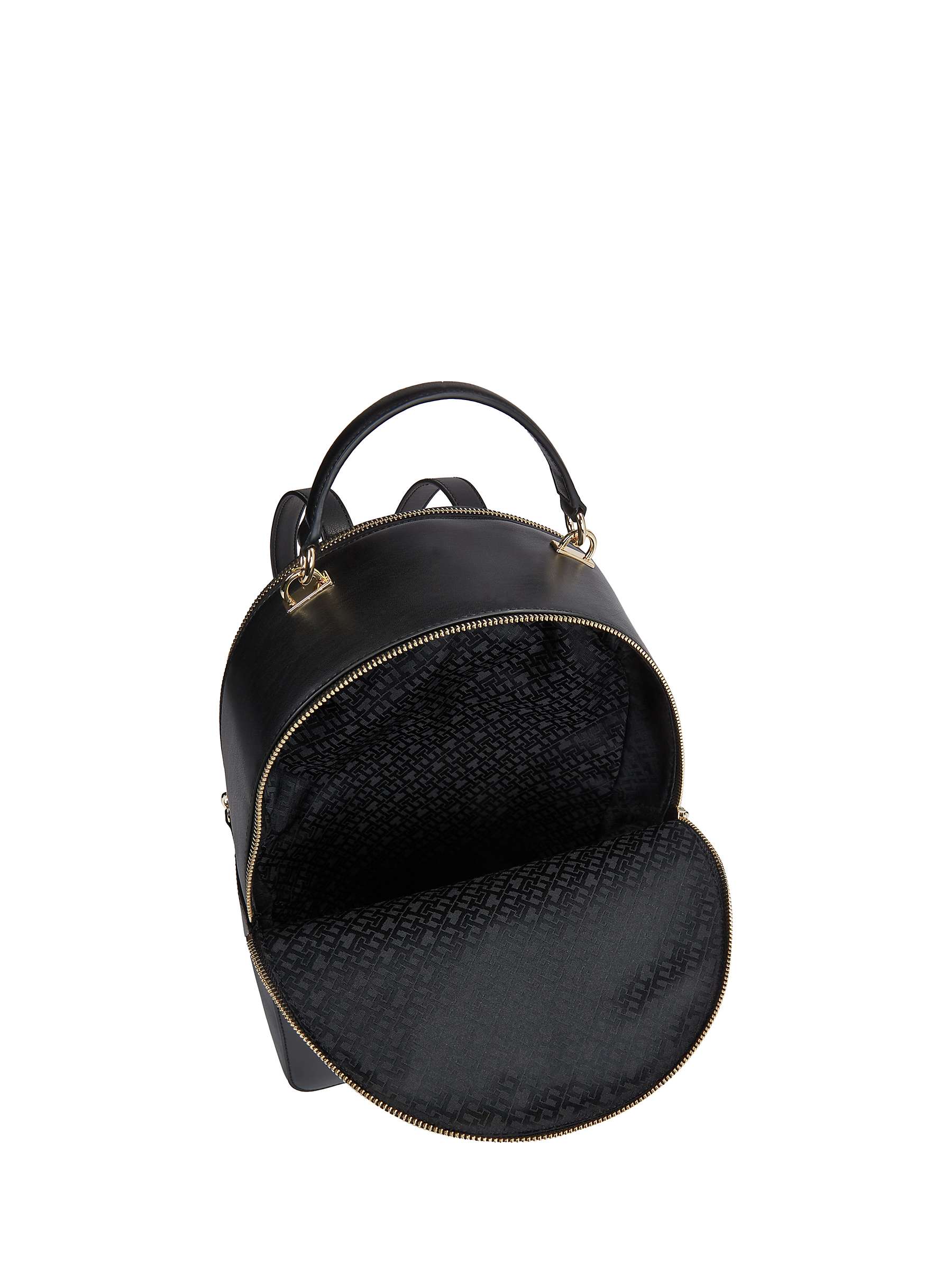 Buy Tommy Hilfiger Refined Backpack, Black Online at johnlewis.com