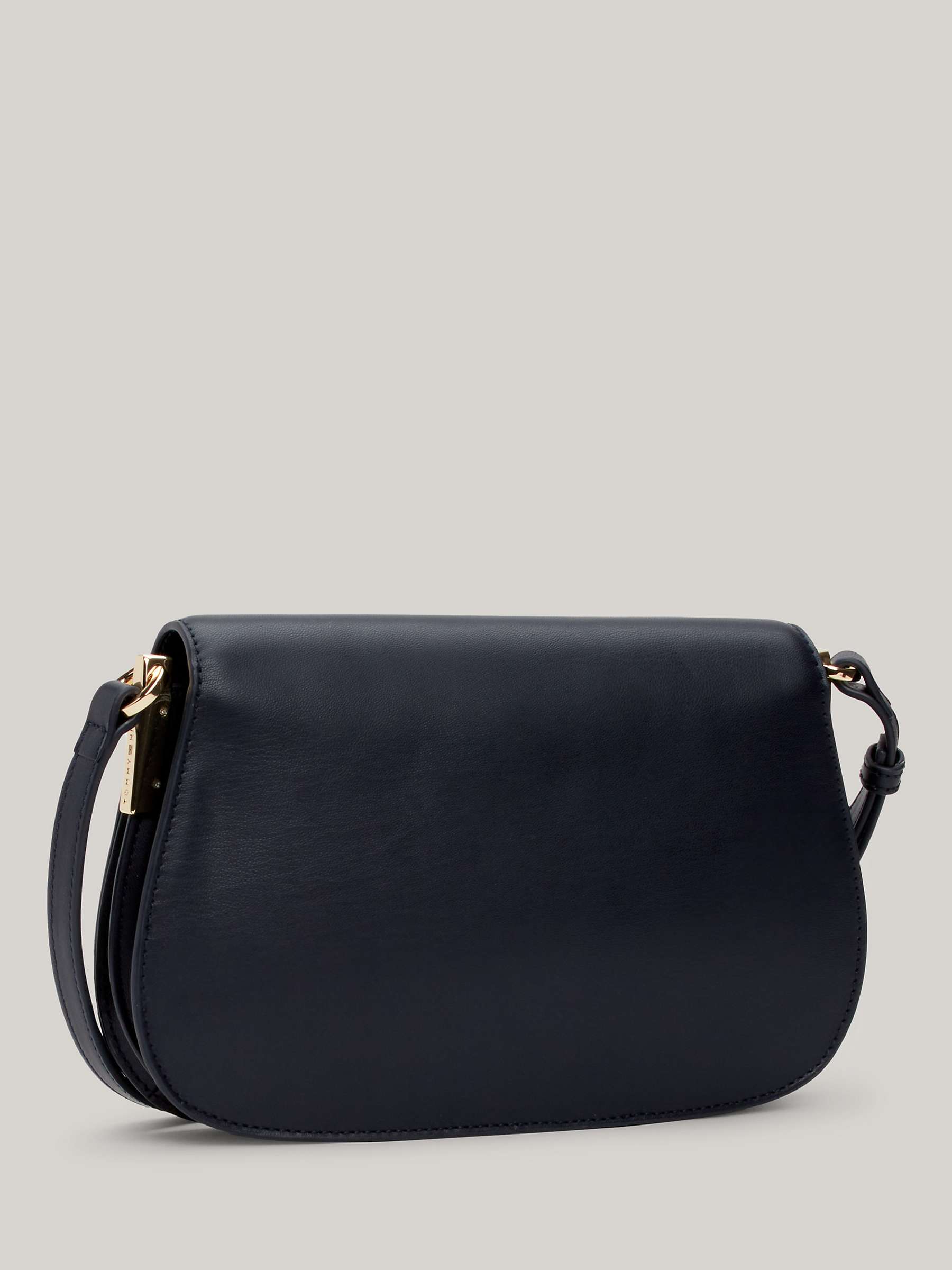 Buy Tommy Hilfiger Spring Chic Flapover Crossbody Bag, Space Blue Online at johnlewis.com