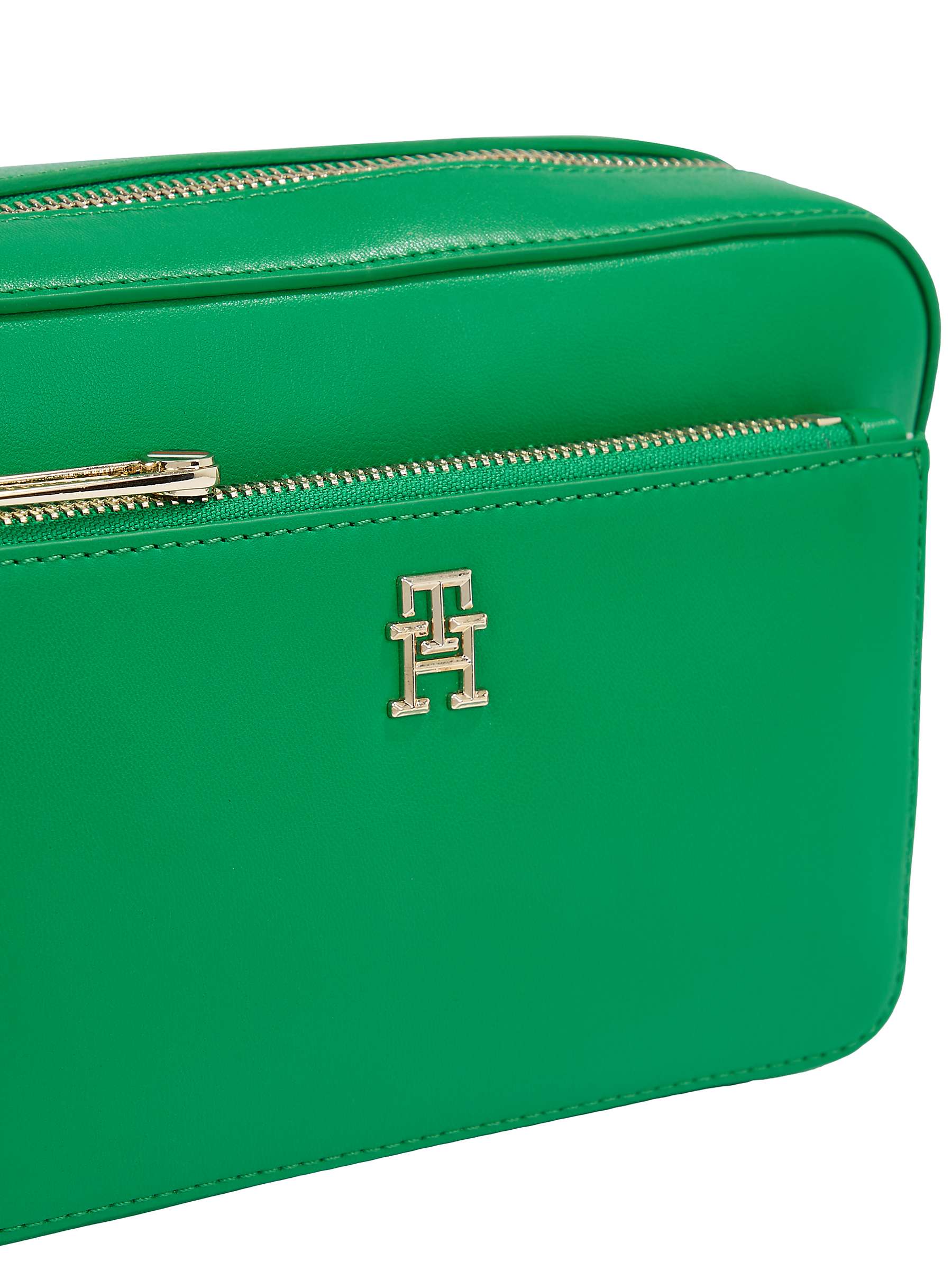 Buy Tommy Hilfiger Top Zip Camera Bag, Olympic Green Online at johnlewis.com