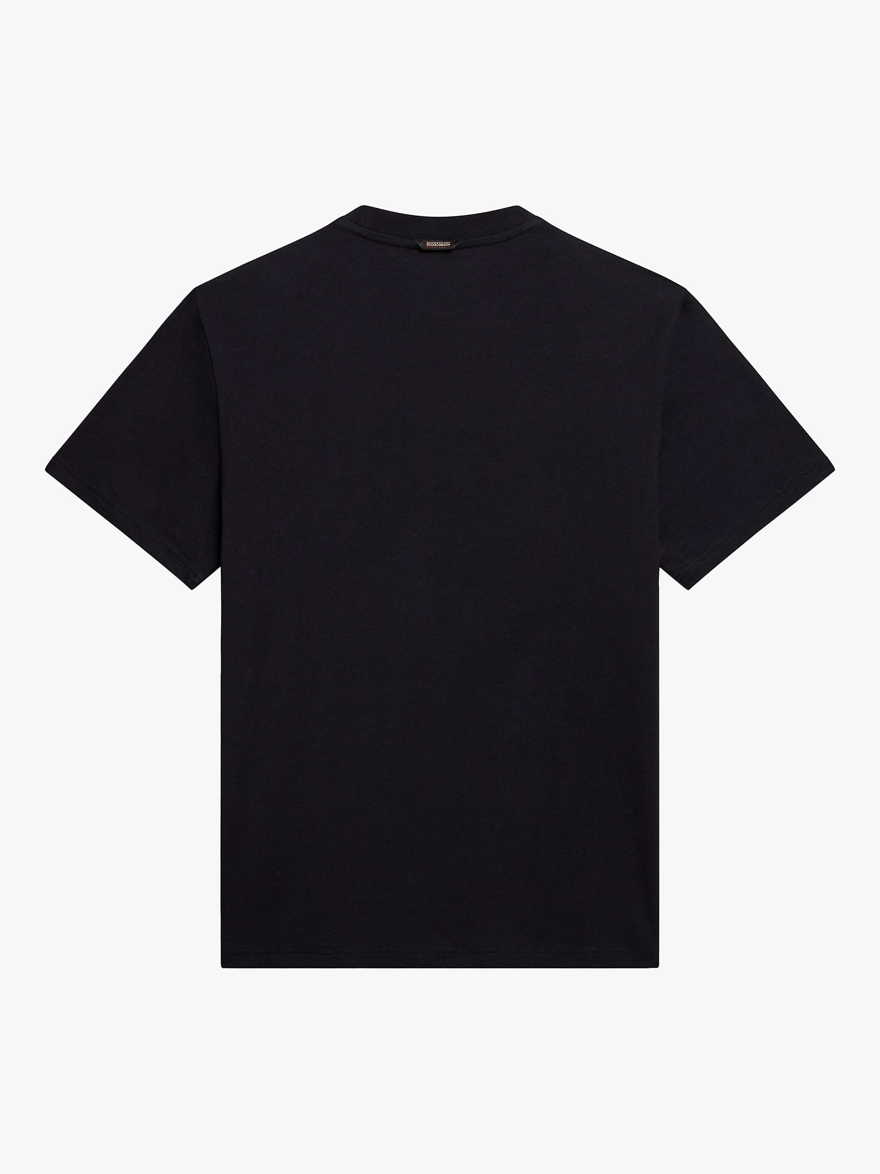 Buy Napapijri Canada Graphic T-Shirt, Black/Multi Online at johnlewis.com