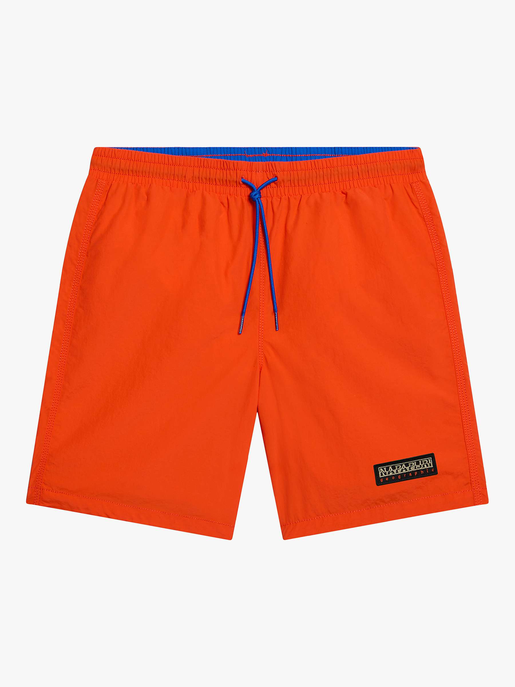 Buy Napapijri Iaato Regular Fit Swim Shorts, Orange Online at johnlewis.com