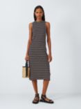 Rails Tank Stripe Dress, Black/Ivory
