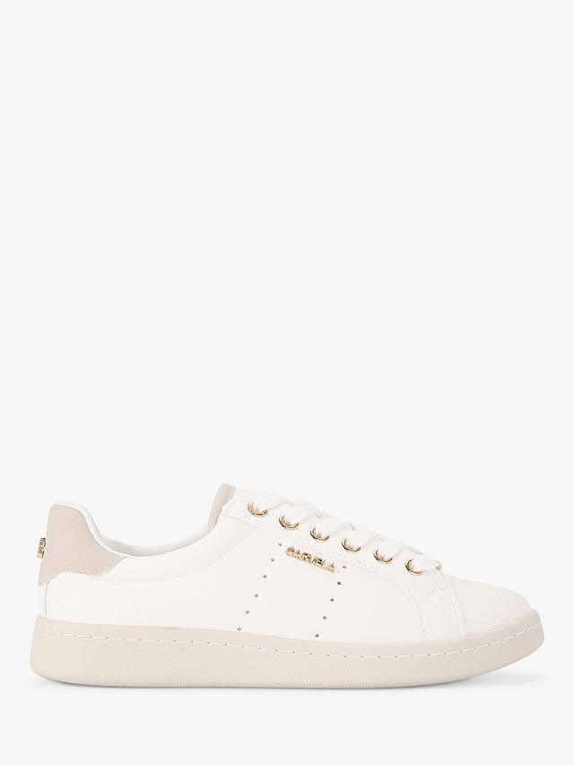 Carvela Luella Lace Up Trainers, Natural Taupe