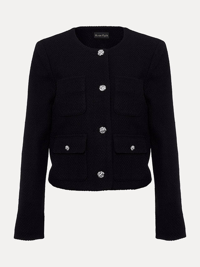 Phase Eight Libby Knitted Jacket, Navy