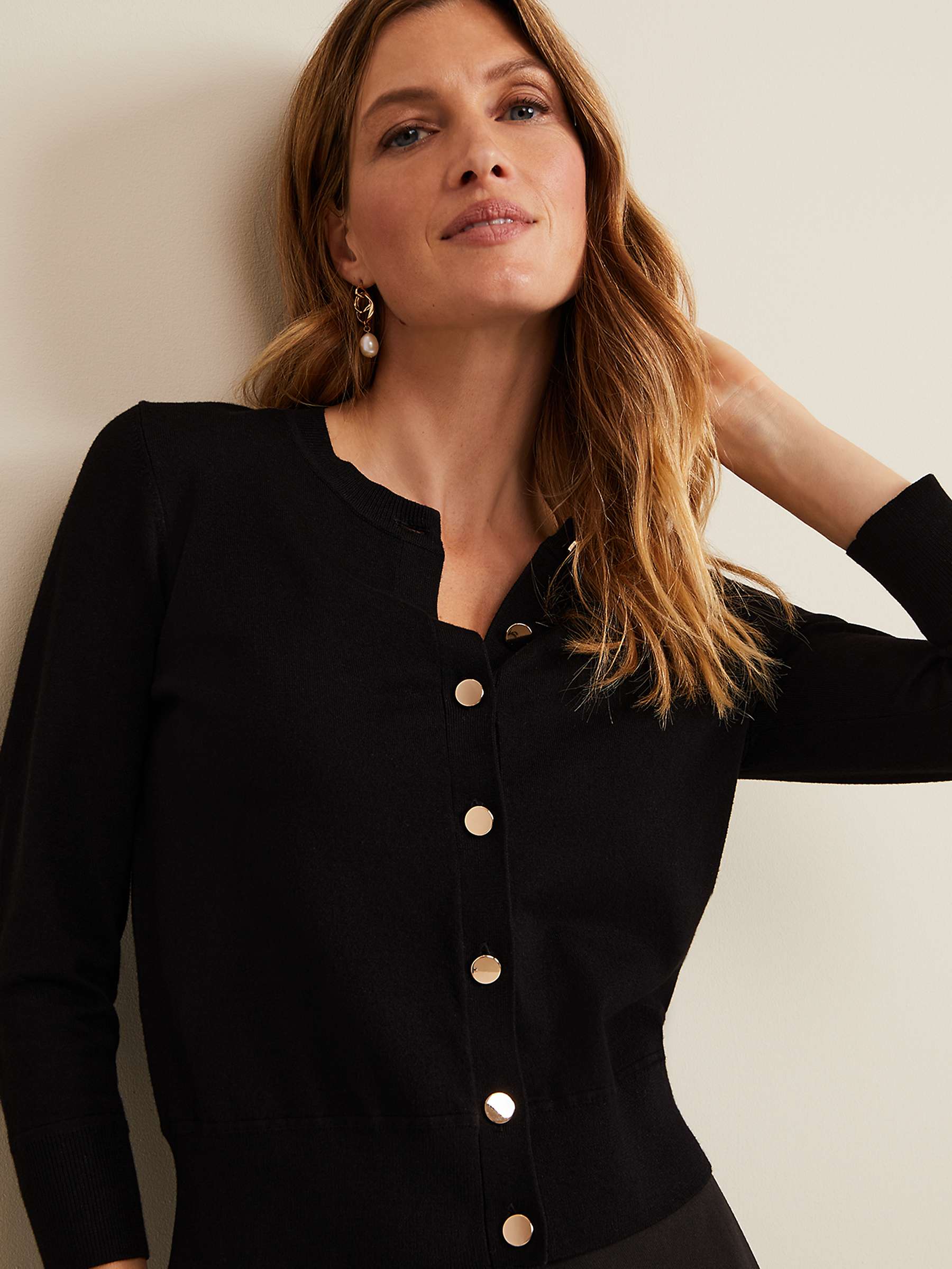 Buy Phase Eight Robin Button Through Cardigan Online at johnlewis.com