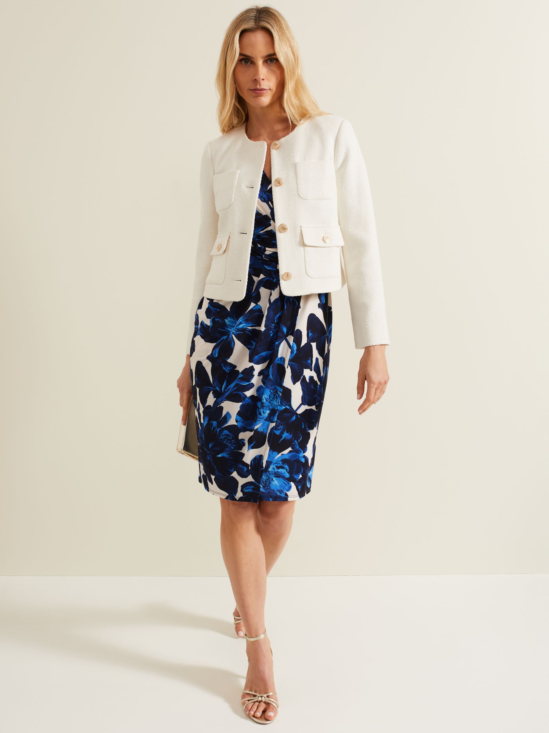 Buy Phase Eight Jackie Wrap Dress, Multi Online at johnlewis.com