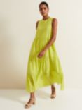 Phase Eight Sara Tiered Maxi Dress, Lime