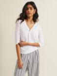Phase Eight Leah 3/4 Sleeve Linen Top