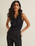 Phase Eight Sutton Sleeveless Drape Rib Top