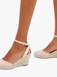 Carvela Sabrina Wedge Heel Espadrille Shoes, Taupe