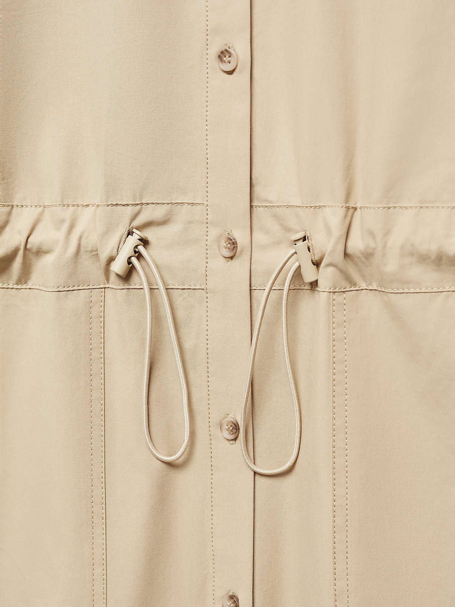 Buy Mango Factory Buttoned Long Jumpsuit, Medium Brown Online at johnlewis.com