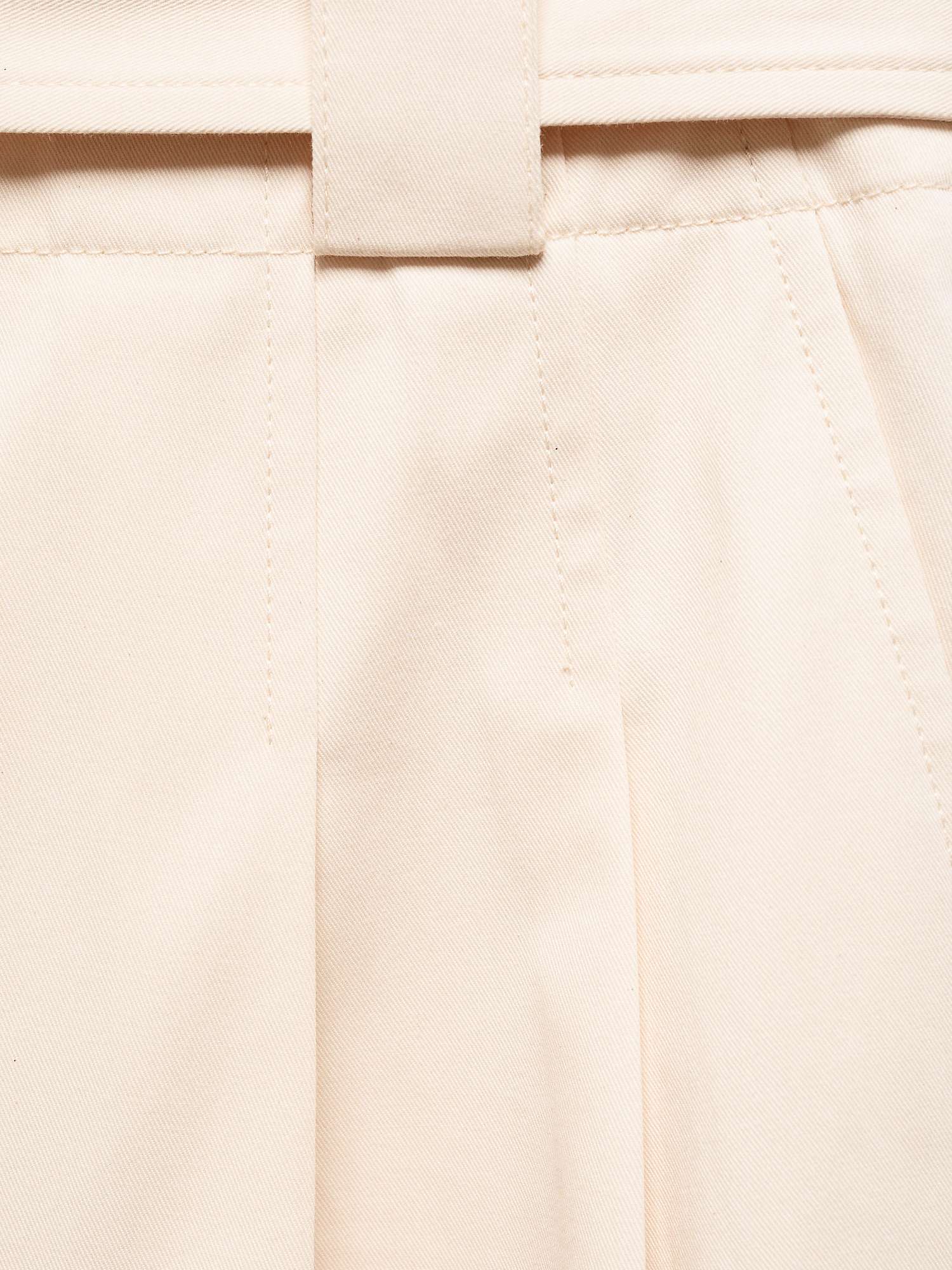 Buy Mango Myriam Belted Straight Trousers Online at johnlewis.com