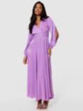 Closet London Wrap Maxi Dress, Violet