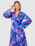 Closet London A-Line Wrap Dress, Royal