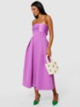 Closet London Strapless A-line Dress, Violet